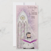  Kerk op paasdag Feestdagenkaart (Voorkant)