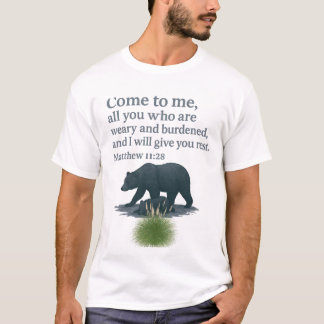 Kerk Over Angst Christelijk T-Shirt – Mattheüs