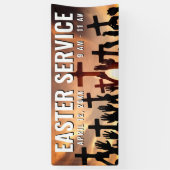 Kerk Pasen Service Time Banner (Verticaal)