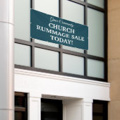 Kerk Rommelmarkt! Banner (Buitenkant Gebouw)