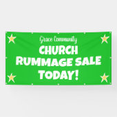 Kerk Rummage Sale! Aangepaste banner (Horizontaal)