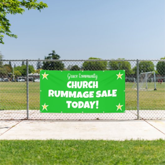Kerk Rummage Sale! Aangepaste banner (Insitu)