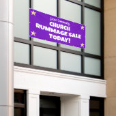 Kerk Rummage Sale Banner (Buitenkant Gebouw)