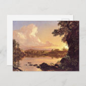 Kerk - Scène op de Catskill Creek, Briefkaart (Voorkant / Achterkant)