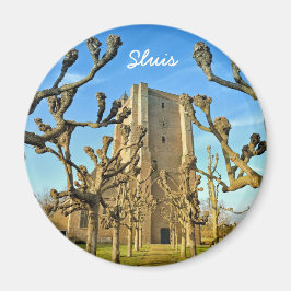 kerk Sint Anna ter Muiden in Sluis, Nederland Magneet