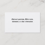 Kerk - sjabloon voor visitekaartjes (Achterkant)