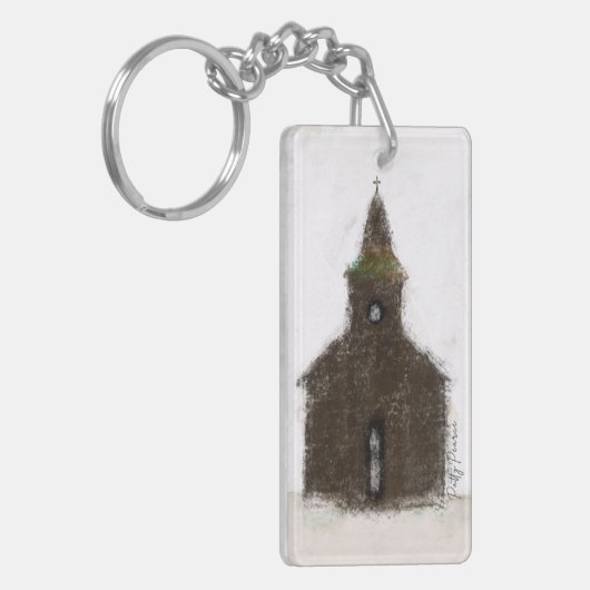Kerk Sleutelhanger (Voorkant Links)