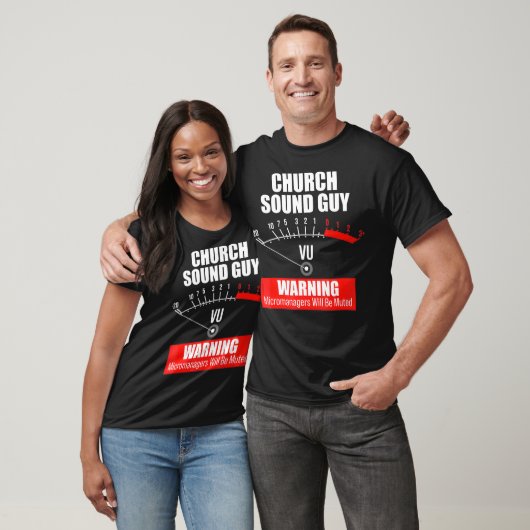 Kerk Sound Guy Muted Audio Tech Engineer T-shirt (Unisex)