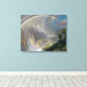 Kerk "Tropics" canvas print (Insitu (Houten vloer))