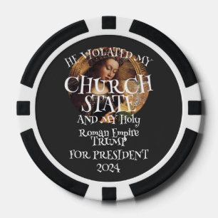Kerk Trump Poker Chips Party Gokken