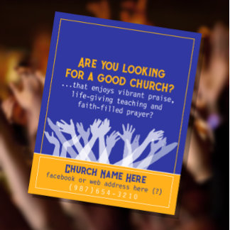 Kerk uitnodigen Aanbidding Service uitnodiging Bri Flyer