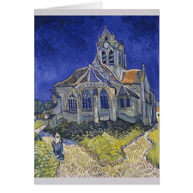 Kerk van Auvers-sur-Oise door Vincent Van Gogh (Voorkant)