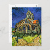 Kerk van Auvers Van Gogh Fine Art Briefkaart (Voorkant / Achterkant)