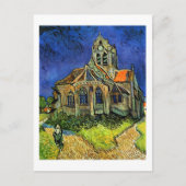 Kerk van Auvers Van Gogh Fine Art Briefkaart (Voorkant)