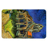 Kerk van Auvers Van Gogh Fine Art Magneet (Horizontaal)