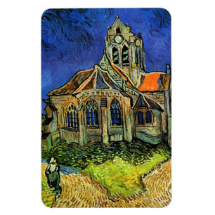 Kerk van Auvers Van Gogh Fine Art Magneet