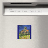 Kerk van Auvers Van Gogh Fine Art Magneet (Insitu (Vaatwasser))