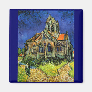 Kerk van Auvers Van Gogh Fine Art Magneet