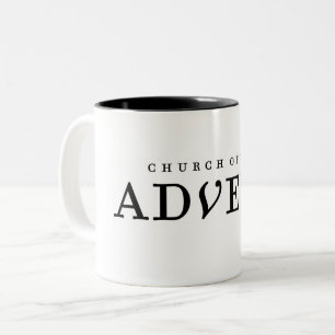 Kerk van de Advent-Mok Tweekleurige Koffiemok