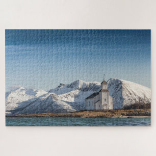 Kerk van de Noorse Lofoten Legpuzzel
