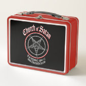 Kerk van de Satan Baphomet Lunch Box (Voorkant)