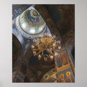 Kerk van de Verlosser op het Gestorte Bloed Poster