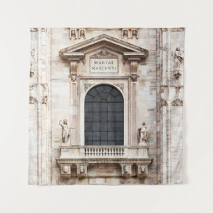 Kerk van Milaan. Prachtige Italiaanse tempel Wandkleed