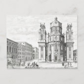 Kerk van Notre Dame, Salzburg, Oostenrijk, uit 'En Briefkaart (Voorkant)