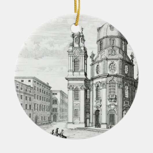 Kerk van Notre Dame, Salzburg, Oostenrijk, uit 'En Keramisch Ornament (Voorkant)