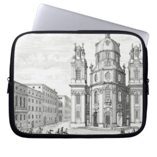 Kerk van Notre Dame, Salzburg, Oostenrijk, uit 'En Laptop Sleeve