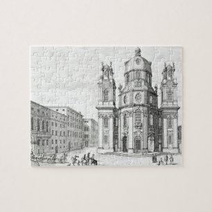 Kerk van Notre Dame, Salzburg, Oostenrijk, uit 'En Legpuzzel