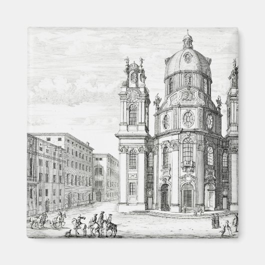 Kerk van Notre Dame, Salzburg, Oostenrijk, uit 'En Magneet (Voorkant)