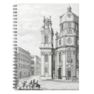 Kerk van Notre Dame, Salzburg, Oostenrijk, uit 'En Notitieboek
