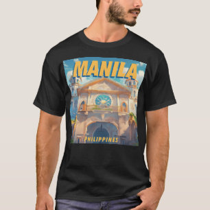 Kerk van Quiapo - Manilla T-shirt