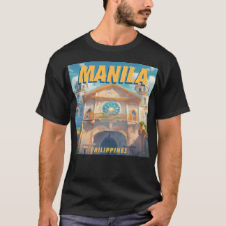 Kerk van Quiapo - Manilla T-shirt