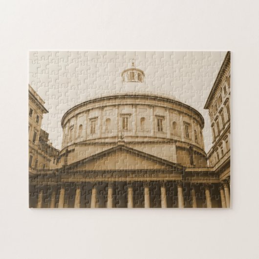 Kerk van Saint Charles Borromeo - Milano, Italië Legpuzzel (Horizontaal)
