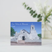 Kerk van San Pedro de Atacama - Chili Briefkaart (Staand voorkant)