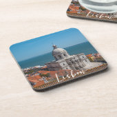 Kerk van Santa Engracia in Lissabon, Portugal Bier Onderzetter (Linkerzijde)