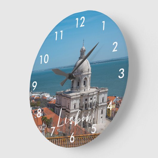 Kerk van Santa Engracia in Lissabon, Portugal Grote Klok (Hoek)