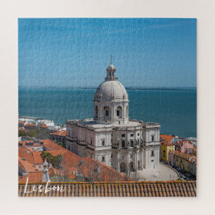 Kerk van Santa Engracia in Lissabon, Portugal Legpuzzel