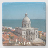 Kerk van Santa Engracia in Lissabon, Portugal Stenen Onderzetter (Voorkant)