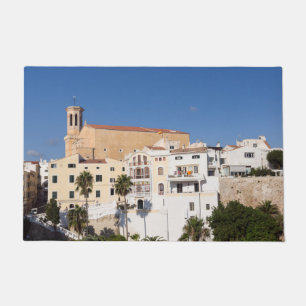 Kerk van Santa Maria — Mahon, Menorca, Spanje Deurmat