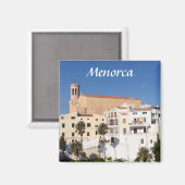 Kerk van Santa Maria — Mahon, Menorca, Spanje Magneet (Voorkant / Achterkant)