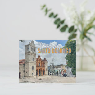 Kerk van Santo Domingo Dominicaanse Republiek Briefkaart