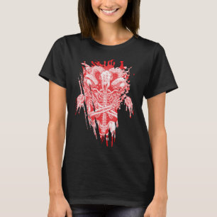 Kerk van Satan Alle hagel Geit Satanic Baphomet T-shirt