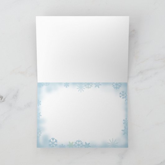 kerk van Sharon Feestdagen Kaart (Binnen)