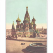 Kerk van St. Basilius, Rode Plein Moskou Sticker (Voorkant)