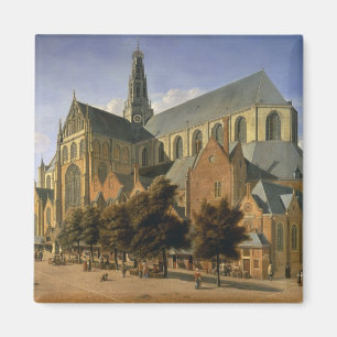 Kerk van St. Bavo in Haarlem, 1666 Magneet