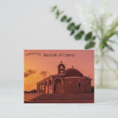Kerk van St. Epiphany Ayia Napa Cyprus Briefkaart (Staand voorkant)