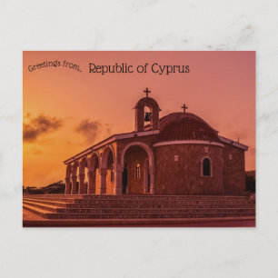 Kerk van St. Epiphany Ayia Napa Cyprus Briefkaart
